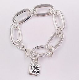 DIY Charms Evil Eye sieraden maken uno de 50 Awesome 925 Sterling Silver Bracelet For Women Metal Bangles ketting kralen sets geboorted8969983