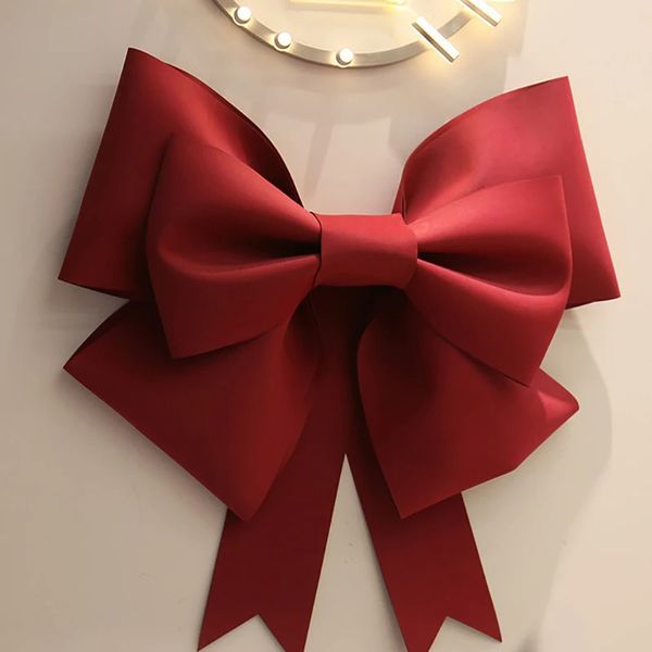 DIY DIRACIONES NAVIDAD Big Bow Eva Shop Exhibición de la boda Decoración de la boda Fiesta de cumpleaños Decoración del automóvil Bow 240319