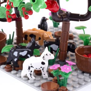 DIY CITY ZOO DIEREN Bouwstenen Bigg honden vogels zeemeeuwen eend dinosaurus figuren schattige accessoires educatief speelgoed voor kinderen
