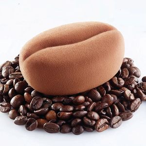 Moule à gâteau en Mousse en forme de grain de café, 6 formes, à pâtisserie en Silicone, pour la cuisson de desserts français, outils de décoration de gâteaux, DIY, 240227