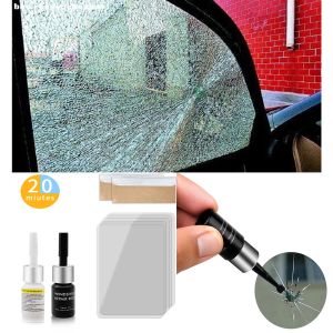 Doe -het -zelf gebarsten glas reparatie kit windscherm nano reparatie vloeistof diy auto raam telefoon scherm reparatie gereedschap krast crack herstel tslm