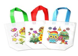 DIY-knutselsets Kinderen Kleuren Handtassen Kinderen Creatieve tekenset voor beginners Baby Leren Onderwijs Speelgoed Schilderen Multi Colorsa9170542