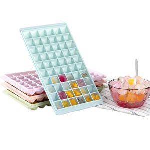 Bricolage créatif 96 grilles petit moule à glaçons forme carrée Silicone bac à glaçons fruits glaçons fabricant barre accessoires LX3392