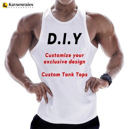 Diseño personalizado de bricolaje Own Style Polyester 3D Tank Toques Men Women Streetwear Tops de gran tamaño Proveedores para el remitente de caída 240420