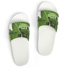 Zapatos personalizados de bricolaje Proporcione imágenes para apoyar la personalización de zapatillas sandalias para hombre para mujer dieciséis Oro metálico negro