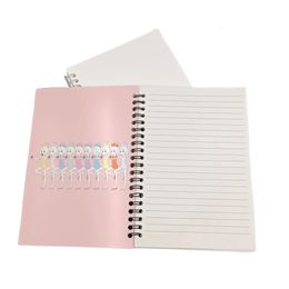 Bricolage personnaliser A4A5 Sublimation vierges Journal livre en plastique couverture de cahier pour étudiant personnalisé famille ami cadeaux 240329