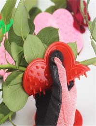 Outil de coupe de bricolage fleur de fleur rose rose de tige de tige de la feuille de feuille de rose enlevant la bavure