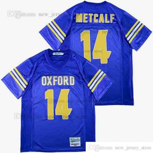 Bricolage Design rétro film #14 DK METCALF ROYAL lycée maillot personnalisé cousu collège Football maillots