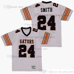 Bricolage Design rétro film EMMITT SMITH 24 # maillot de lycée personnalisé cousu maillots de Football universitaire