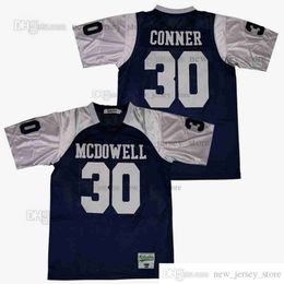 DIY Design Retro Film JAMES CONNER #30 HIGH SCHOOL Jersey Individuell genähte College-Football-Trikots