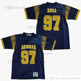 DIY-ontwerp Retro film NICK BOSA #97 HIGH SCHOOL Jersey op maat gestikte universiteitsvoetbalshirts