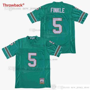 Maillot de Football universitaire cousu sur mesure, film rétro RAY FINKLE #5 ACE VENTURA PET détective, bricolage