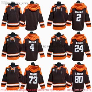 DIY-ontwerper Amari Cooper Hoodie Heren Kinderen Vrouw Deshaun Watson Myles Garrett Winter Pluche Trui Met Capuchon Ins Mode Jeugd Studenten Lente en Herfst Team Hoodies