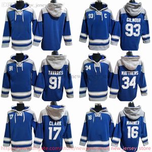 DIY Designer Mitchell Marner Sweat à capuche Hommes Enfants Femme Wendel Clark John Tavares Pull en peluche d'hiver à capuche Ins Mode Jeunes étudiants Printemps et automne Team Sweats à capuche