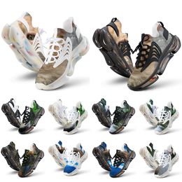 Livraison gratuite DIY Designer Chaussures de course pour hommes Femmes Images personnalisées Black Papaya Whip Fashion Outdoor Womens Mens Trainers Sneakers Gai