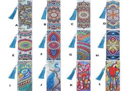 Bouettage de peinture en diamant Bookmark avec gland Mandala Flower Printing for Valentine039s Day Graduation Birthday Brodery Arts CRA6159297