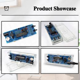Kit d'horloge numérique DIY Afficher la date de la semaine alarme de température DS1302 Souder Project Project Practice Solder Kit électronique DIY
