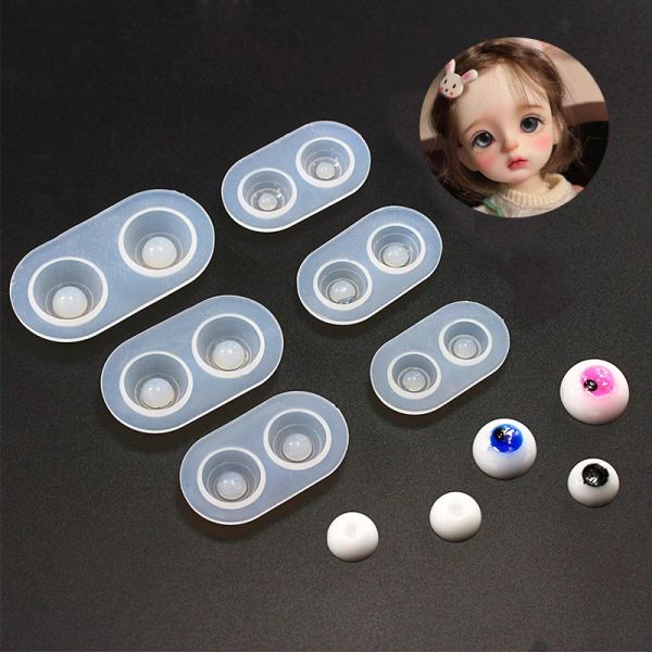 DIY Doll Eyes Silicone Mirror Miroir Crystal UV UV Résine coulée Moule de moule