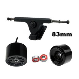 DIY E-Skateboard 271 mm Roues de camion Single Drive Hub 83 mm 90 mm Roues de moteur Kit avec Pièces de skateboard Longboard de carte mère ESC Longboard