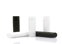 DIY Lege Lipstick Bottle Lip Gloss Tube Lip Balm Tube Container met dop helder zwart wit monstercontainer F30792498995