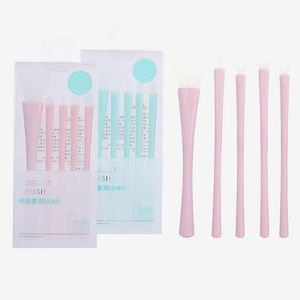 DIY Face Mask Mud Cosmetic Brushes 5 Pcs Set Rubber Silicone Make Up Brush for Travel Bath Tools