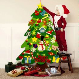 DIY Felt Christmas Tree Christmas Ornements LED LUMILES LIGNES DE NORI
