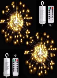 DIY Firework String Lights LED Strip 8 Modes Fairy Light 4aa Battery Mariage Party Outdoor Christmas Decoration7159688