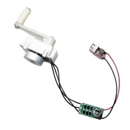 DIY Hand Crank Motor Gear Generator Kit Survival Power Bank Nood-USB-oplader
