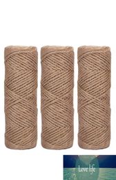 DIY Jute Handmade Rope 1000 pies 2 mm 3 Capas Natural Jute Twine Rollos para obras de arte y complejes de complejes Craftsgift Display3362478