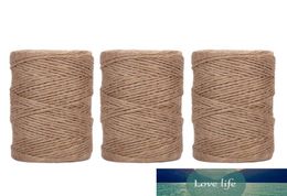 DIY Corche de jute à la main 1000 pieds 2 mm 3 pli PLOS NATUREL JUTE ROLLES DE CHAMPS DE TRACLE POUR LES ETTRES ET CRAFSGIFT SPIFICATION D'APPLICATION8244015