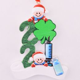 Nom manuscrit bricolage pendentif arbre de Noël suspendu ornement cadeau personnalisé cadeau de Noël Fournitures de fête 2021