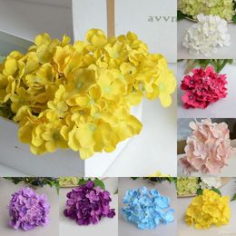 DIY Hydrangea Hoofd 30 stks / partij Hortensia Hoofd Bruiloft Centerpieces Wanddecoratie Hydrangea Hoofd Party Home Decor