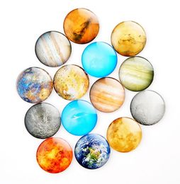 Craft Gereedschap DIY Sieraden Crystal Accessoires Negen Planeten Patroon Time Gem Glass Patch