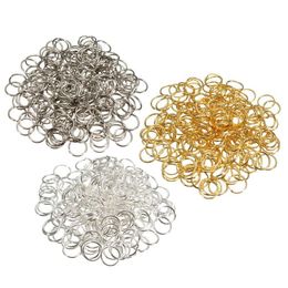 DIY Jewelry Finding 300PCS 3 Colors Mix Metal Jumping 0.7x8mm Anillos Componentes