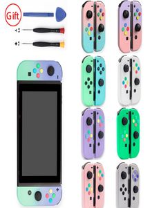 Shell de contrôleur de joycon bricolage pour la couverture du boîtier de remplacement du commutateur Nintendo Accessoires Joycon avec outil complet de boutons de set C0129766649