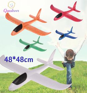 Jouets d'enfants à monter soi-même, avion à lancer à la main, planeur volant, hélicoptères, avions volants, modèle d'avion, jouet pour enfants, jeu d'extérieur 6201183