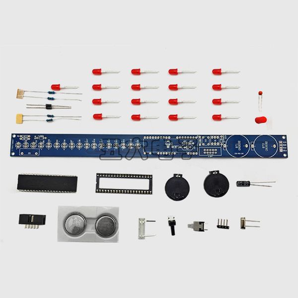 Kit de bricolaje LED electrónico LED LED LED Rocker Diy Soldadura Diy Kit C51 Piezas de entrenamiento de ensamblaje de microcomputador de un solo chip