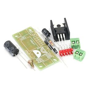 Kit de bricolaje LM7805 L7805 DC/AC Tres Voltaje Terminal Regulador Módulo de alimentación de alimentación 5V 6V 9V 12V Salida Máx 1.2a