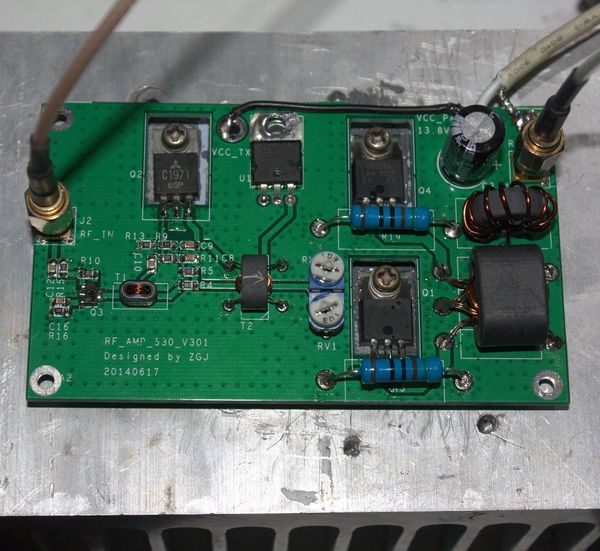 Livraison gratuite DIY KITS 45W ssb amplificateur de puissance linéaire pour émetteur-récepteur HF radio ondes courtes Radio HF FM CW HAM