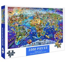 DIY Grote Puzzel Spel Speelgoed 1000 Stuks Puzzels voor Volwassenen Jigsaw Educatief Intellectueel Decomprimeren Gift 240104