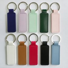 DIY Leather Keychains Metal Keychain Pendant Car Bag Decorative Personalise Gift Key Chain Keyring