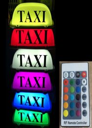 DIY LED Tax Cab Firmar Toof Tour CAR SUPER BRILLANTE CAMBIO DE COLOR DE COLOR REMITO Batería recargable para taxistas 8547104