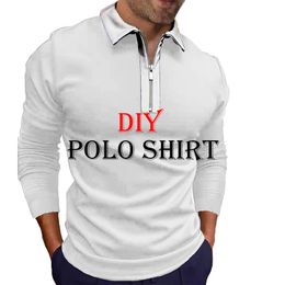 Doe -het -zelfmouwen Polo -shirts 220712