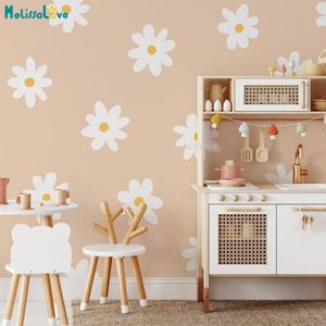 DIY Mooie Daisy Muurstickers Kids Girls Room Nursery Decor Verwijderbare Bloem Delicaat en Mooi YT6703