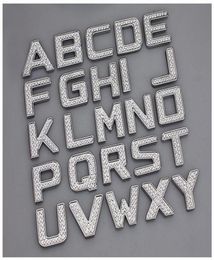 DIY Luxe Kristal Diamant Metalen Cijfers Letters 3D Auto Stickers Decoratie Accessoires Forbmw Vw Golf 4 5 685997592960373