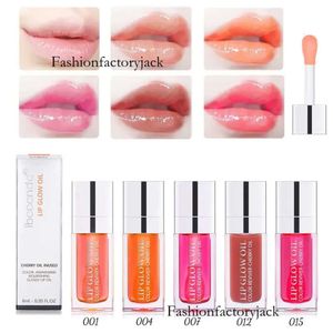 Diy make-up lipolie lipgloss cherry geïnenseerde mollige kleur-wakker makende voedzame glanzende moisturizer transparant glansder ibcccndc luxe make