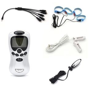 Bricolage mâle électro choc pénis de bite anneaux anal bouchons pince-pinces sex toys for man woman couple massagers de choc électrique set5652269