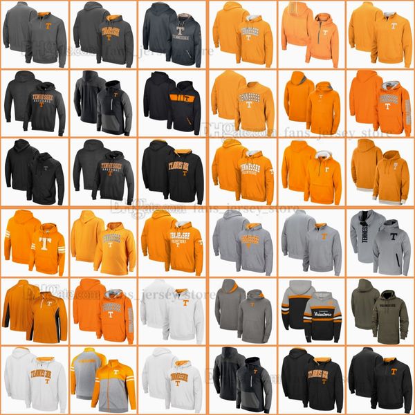 DIY Hommes Tennessee Volunteers AV-15 2.0 Slim Fit Pull à capuche 7 Joe Milton III 0 Jaylen Wright 10 Écureuil Blanc Noir Blanc Team Sweats à capuche