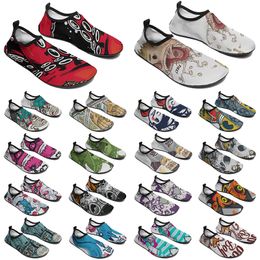 Zapatos de bricolaje para hombre y mujer, calzado de agua personalizado, zapatillas de deporte personalizadas a la moda, multicolor48, zapatillas deportivas al aire libre para hombre 567 Ized S