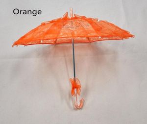 DIY Mini -paraplu Lace Pography Prop geborduurde parasol modestijl meisjes bruids bloem bruiloftsfeestje zon parapluas8750961